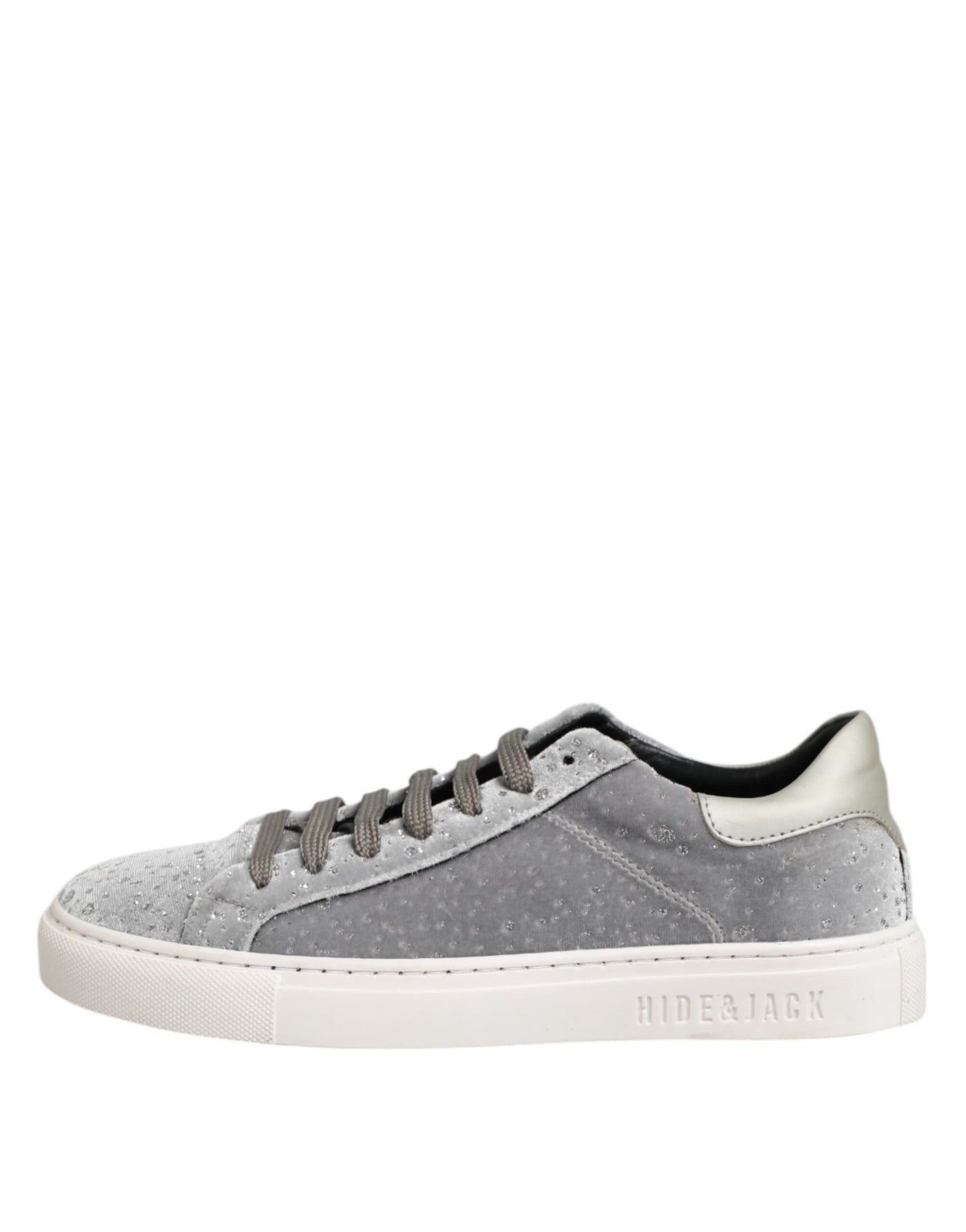HIDE & JACK Graue Wildleder Schnürschuhe Schuhe