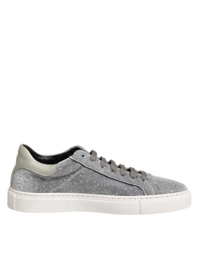 HIDE & JACK Graue Wildleder Schnürschuhe Schuhe