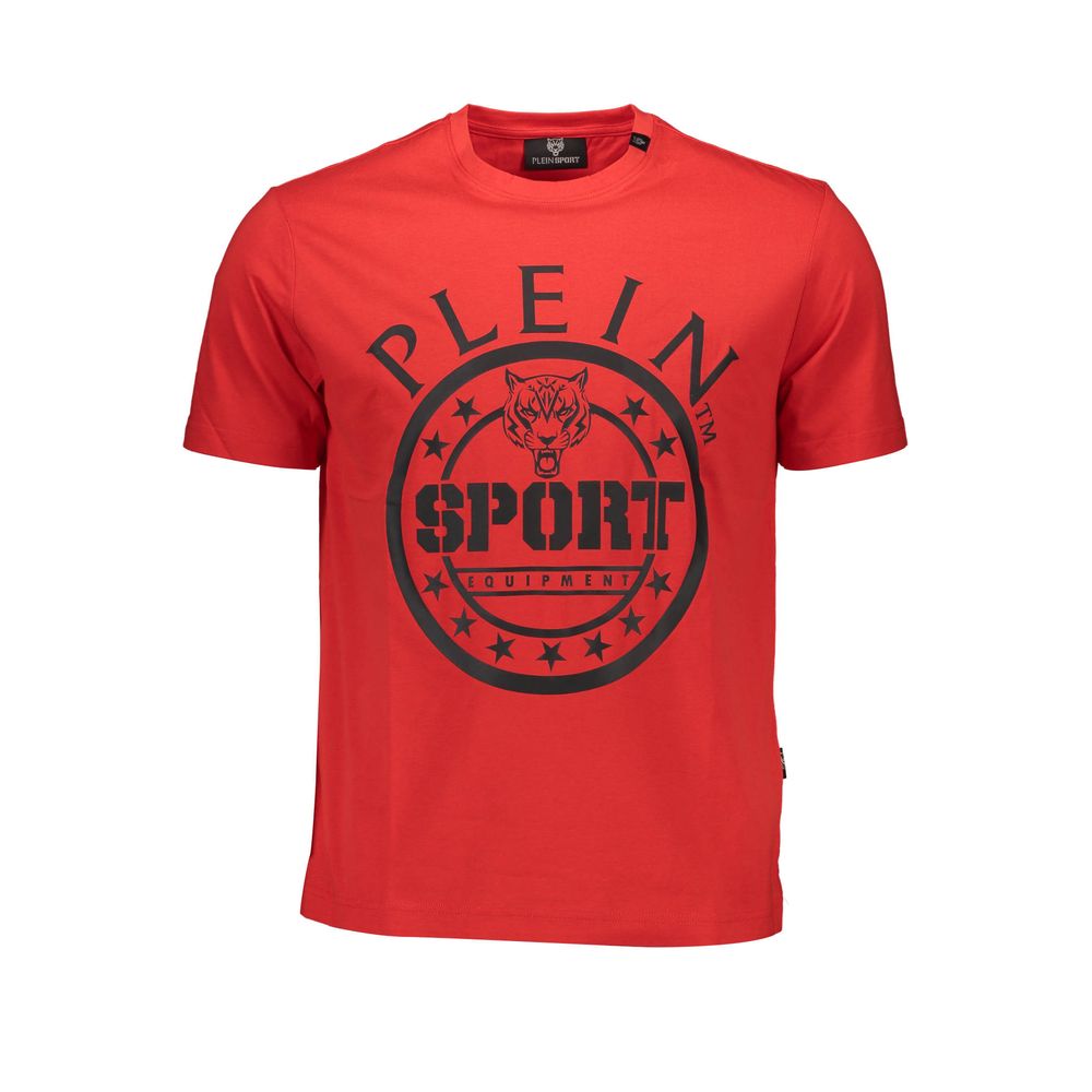 Plein Sport T-Shirt aus roter Baumwolle