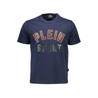 Plein Sport T-Shirt aus blauer Baumwolle