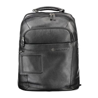 Piquadro Schwarzer Nylon-Rucksack