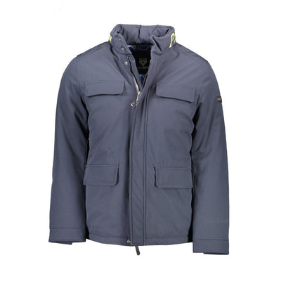 Plein Sport Blaue Polyester-Jacke
