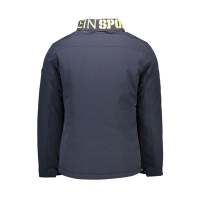 Plein Sport Blaue Polyester-Jacke