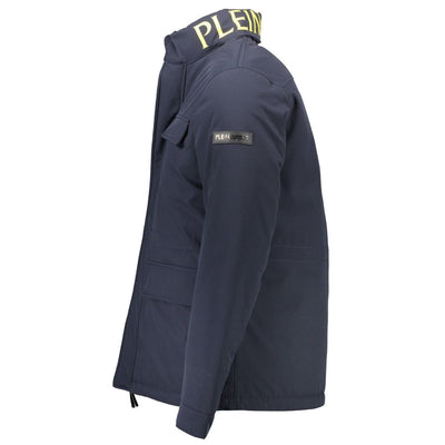 Plein Sport Blaue Polyester-Jacke