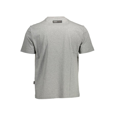 Plein Sport T-Shirt aus grauer Baumwolle