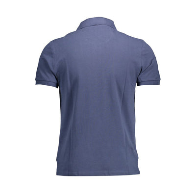 North Sails Blaues Baumwoll-Poloshirt
