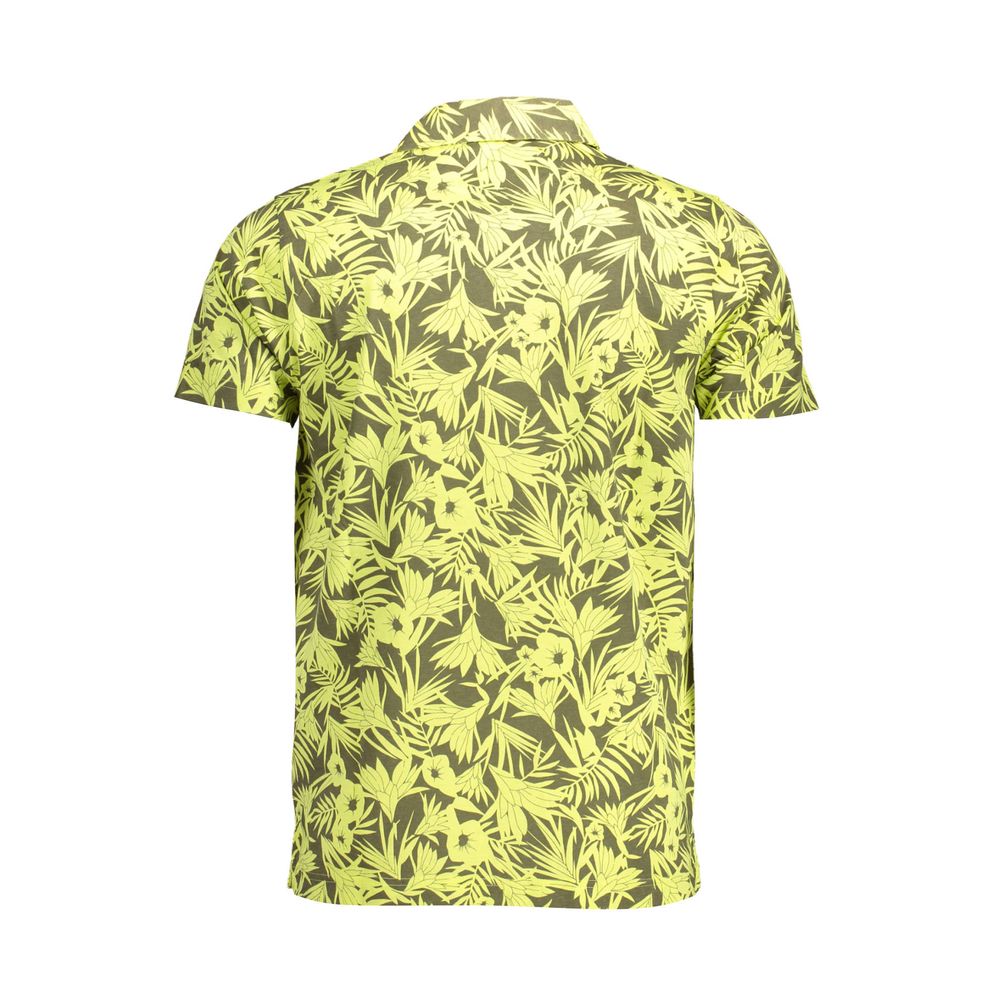 Gant Gelbes Baumwoll-Poloshirt