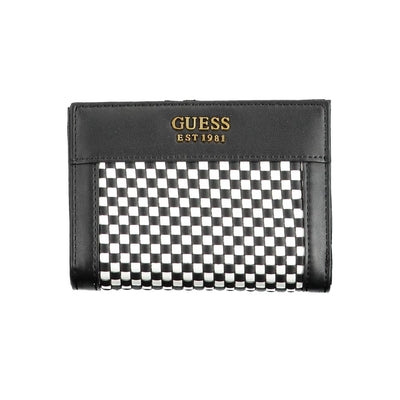 Guess Jeans Schwarzes Portemonnaie aus Polyethylen