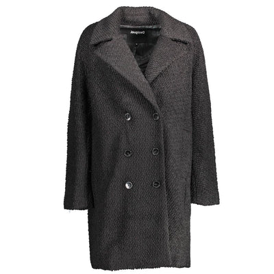 Desigual Schwarze Polyesterjacken &amp