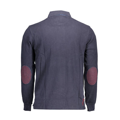 U.S. POLO ASSN. Blaues Baumwoll-Poloshirt