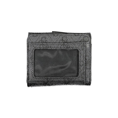 Guess Jeans Schwarzes Portemonnaie aus Polyethylen