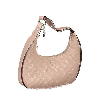 Guess Jeans Rosa Polyethylen-Handtasche