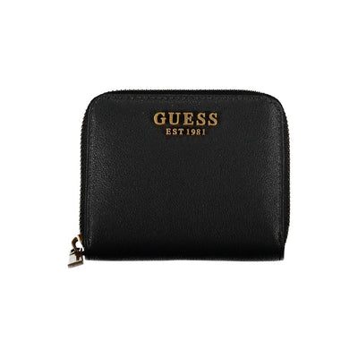 Guess Jeans Schwarzes Portemonnaie aus Polyethylen