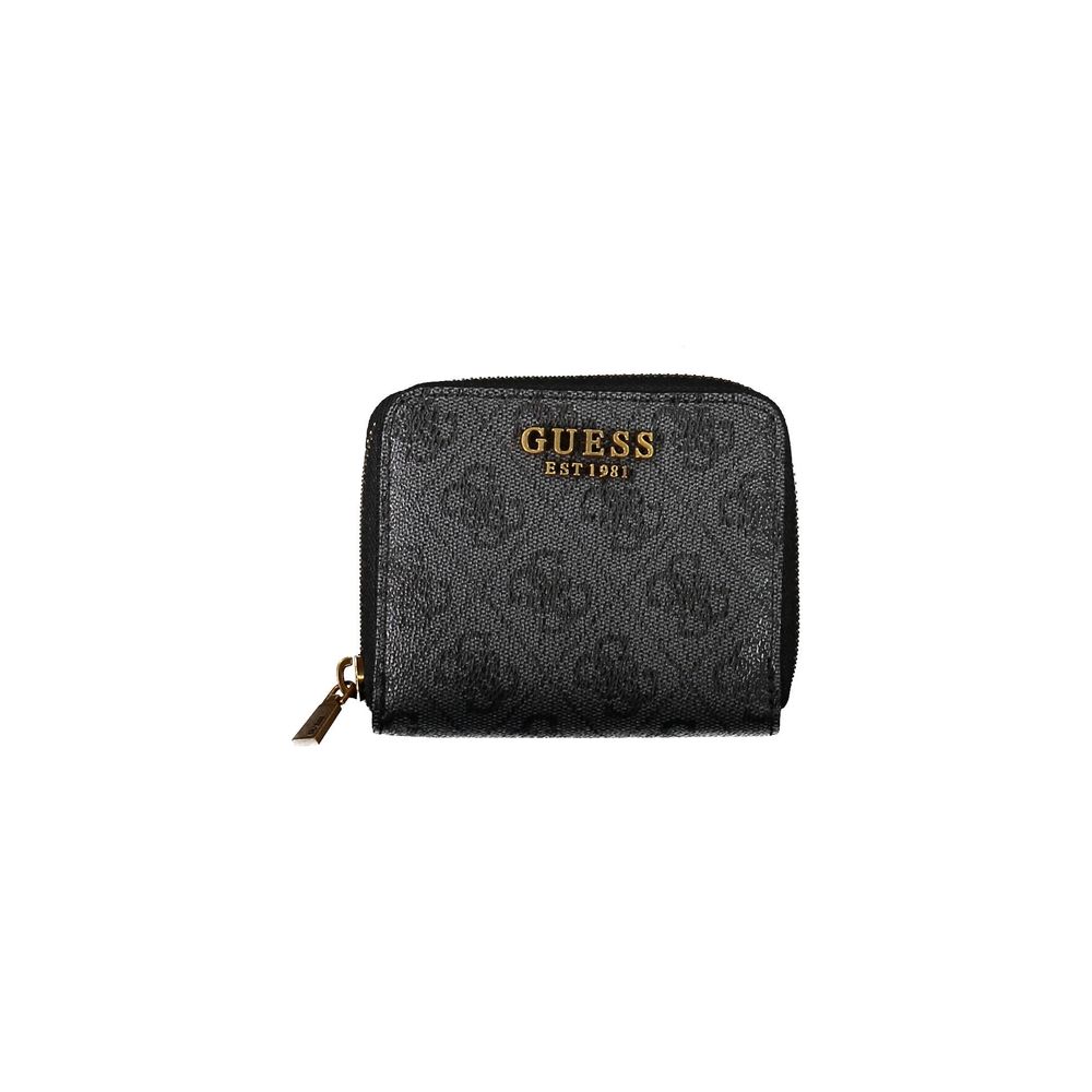 Guess Jeans Schwarzes Portemonnaie aus Polyethylen