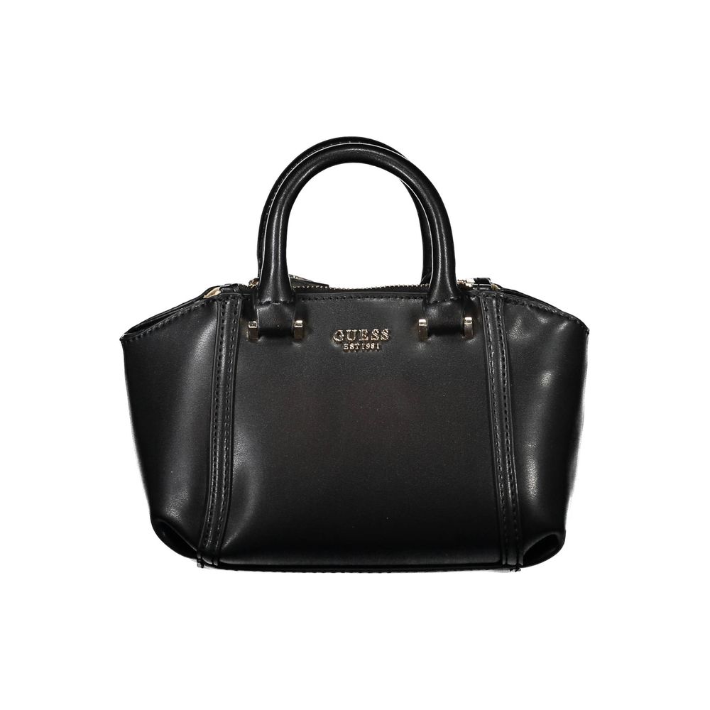 Guess Jeans Schwarze Polyethylen-Handtasche