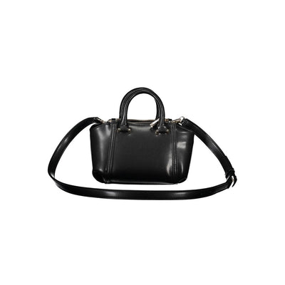 Guess Jeans Schwarze Polyethylen-Handtasche