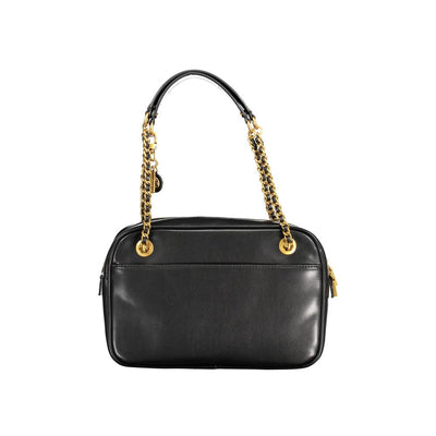 Guess Jeans Schwarze Polyethylen-Handtasche