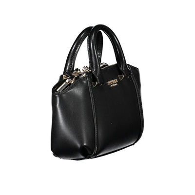 Guess Jeans Schwarze Polyethylen-Handtasche