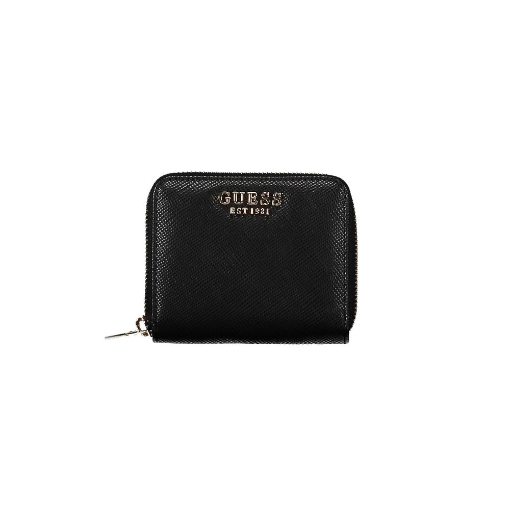Guess Jeans Schwarzes Portemonnaie aus Polyethylen