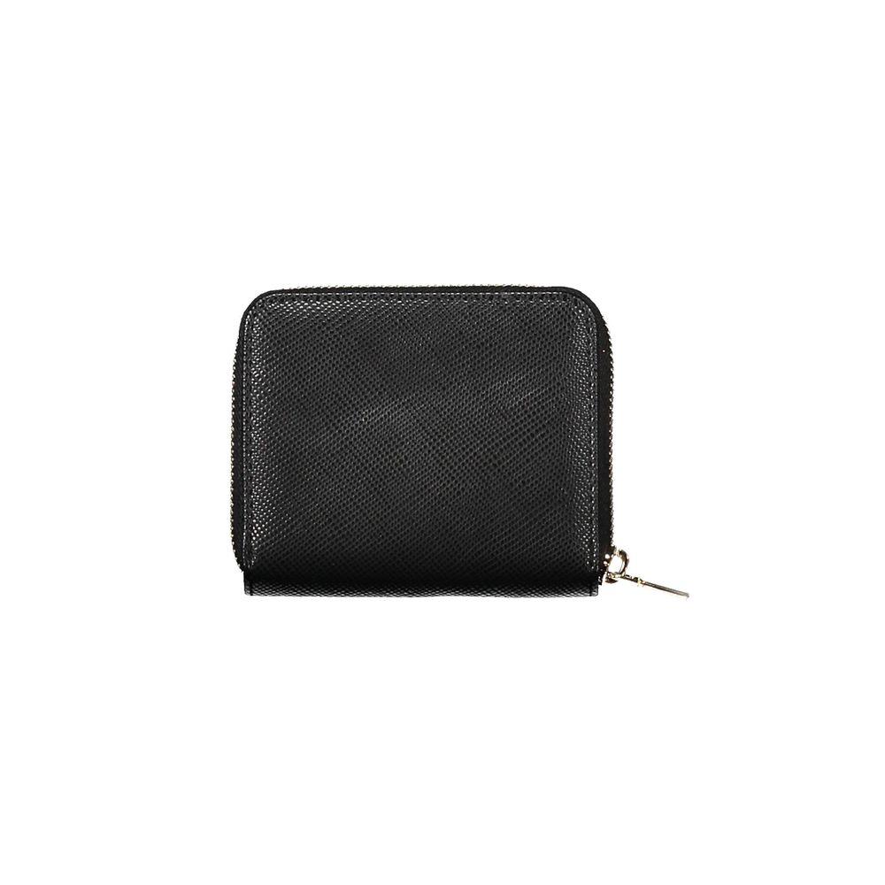 Guess Jeans Schwarzes Portemonnaie aus Polyethylen