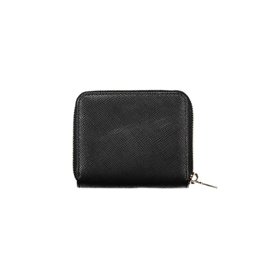 Guess Jeans Schwarzes Portemonnaie aus Polyethylen