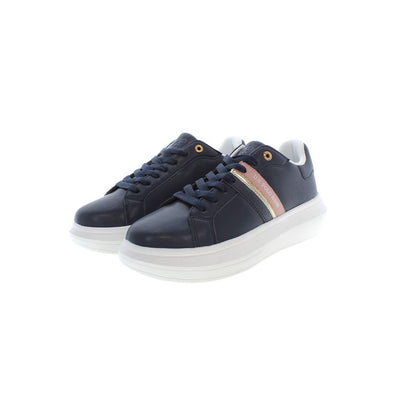 U.S. POLO ASSN. Blauer Polyester Sneaker