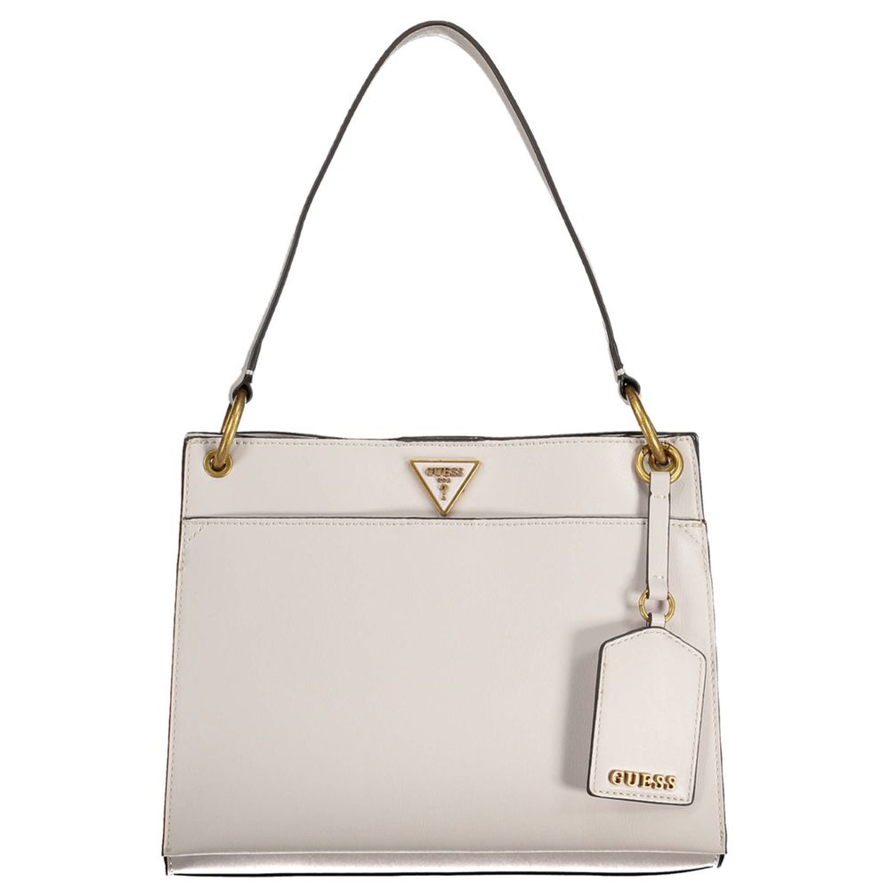 Guess Jeans Graue Polyethylen-Handtasche