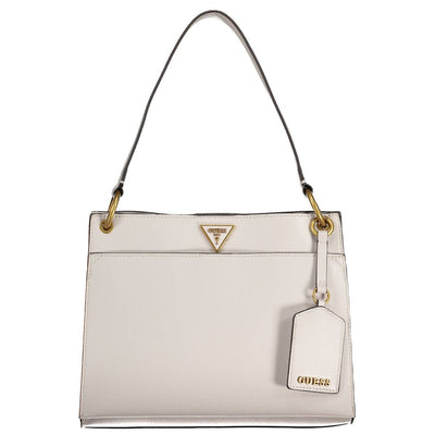 Guess Jeans Graue Polyethylen-Handtasche