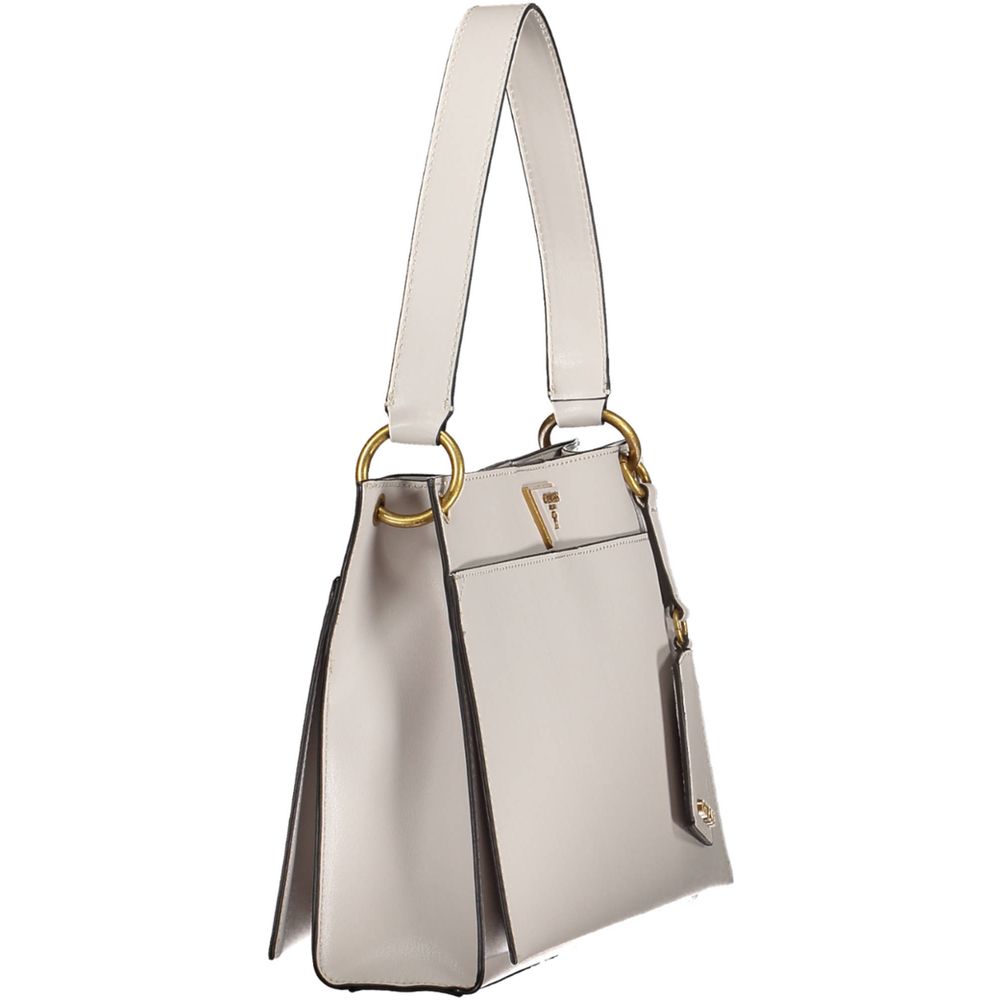 Guess Jeans Graue Polyethylen-Handtasche