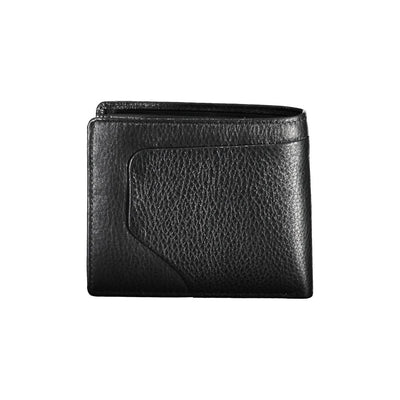 Piquadro Schwarzes Leder Portemonnaie
