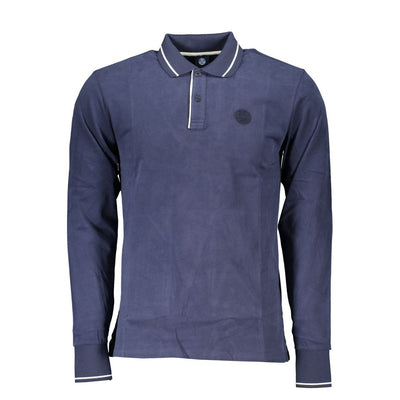 North Sails Blaues Baumwoll-Poloshirt