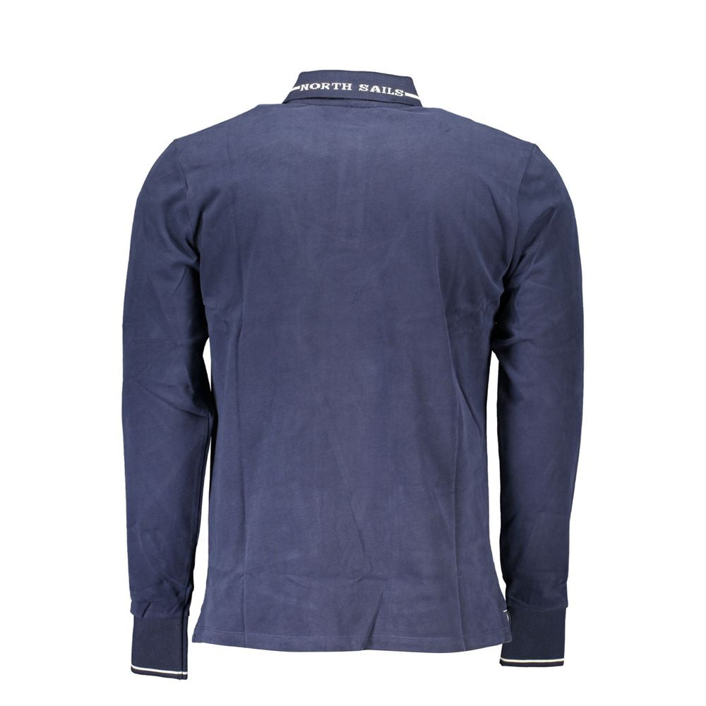 North Sails Blaues Baumwoll-Poloshirt