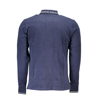 North Sails Blaues Baumwoll-Poloshirt