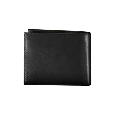 Guess Jeans Schwarzes Leder Portemonnaie
