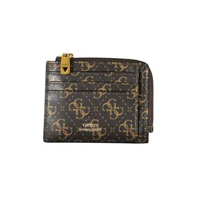Guess Jeans Braunes Leder Portemonnaie