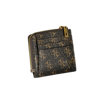 Guess Jeans Braunes Leder Portemonnaie