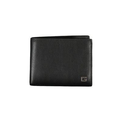 Guess Jeans Schwarzes Leder Portemonnaie