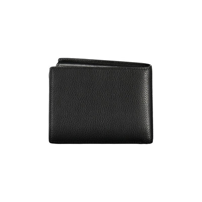 Guess Jeans Schwarzes Leder Portemonnaie