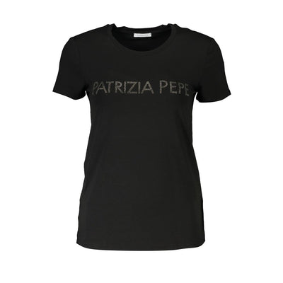 Patrizia Pepe Schwarz Elastan Tops &amp