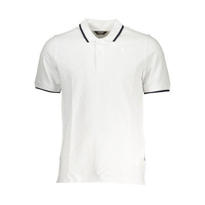 K-WAY Weißes Baumwoll-Poloshirt