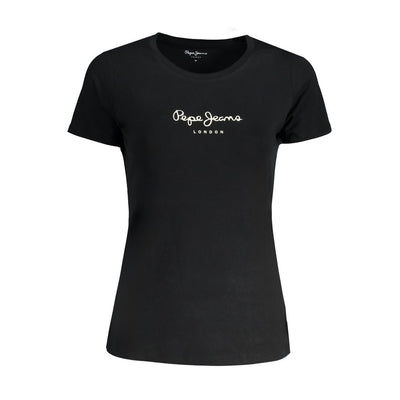 Pepe Jeans Schwarze Baumwoll-Oberteile &amp