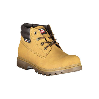 Carrera Gelber Polyester-Stiefel