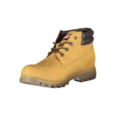 Carrera Gelber Polyester-Stiefel