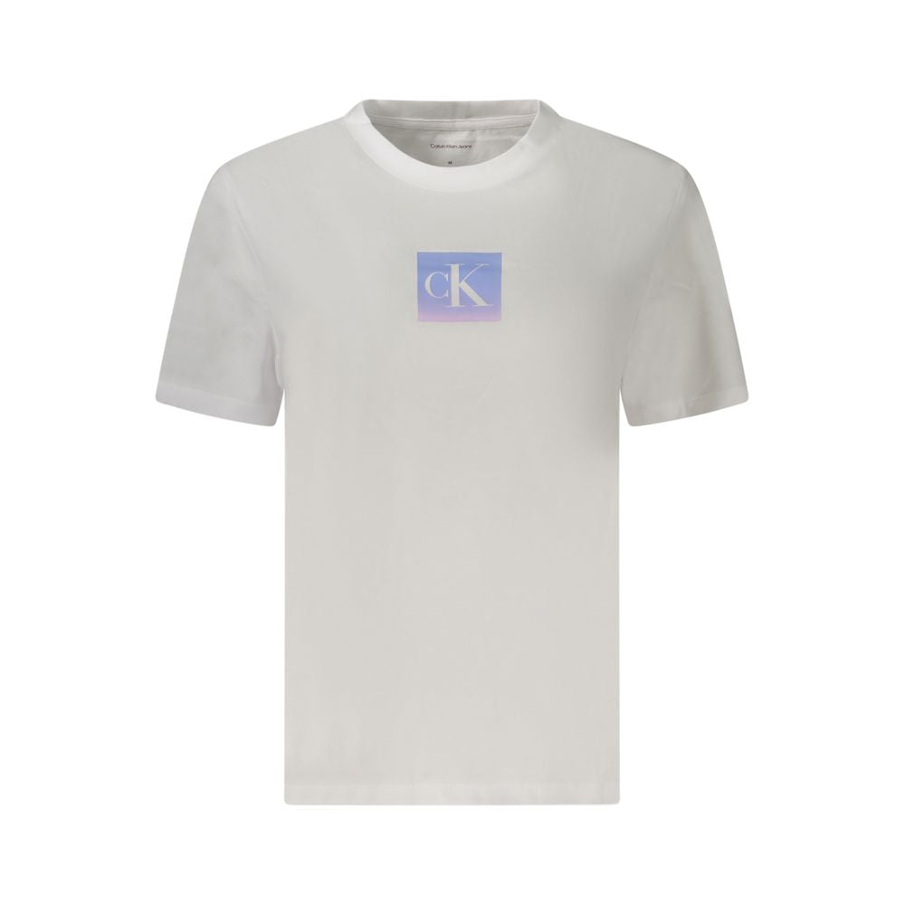 Calvin Klein Weiße Baumwoll-Oberteile &amp