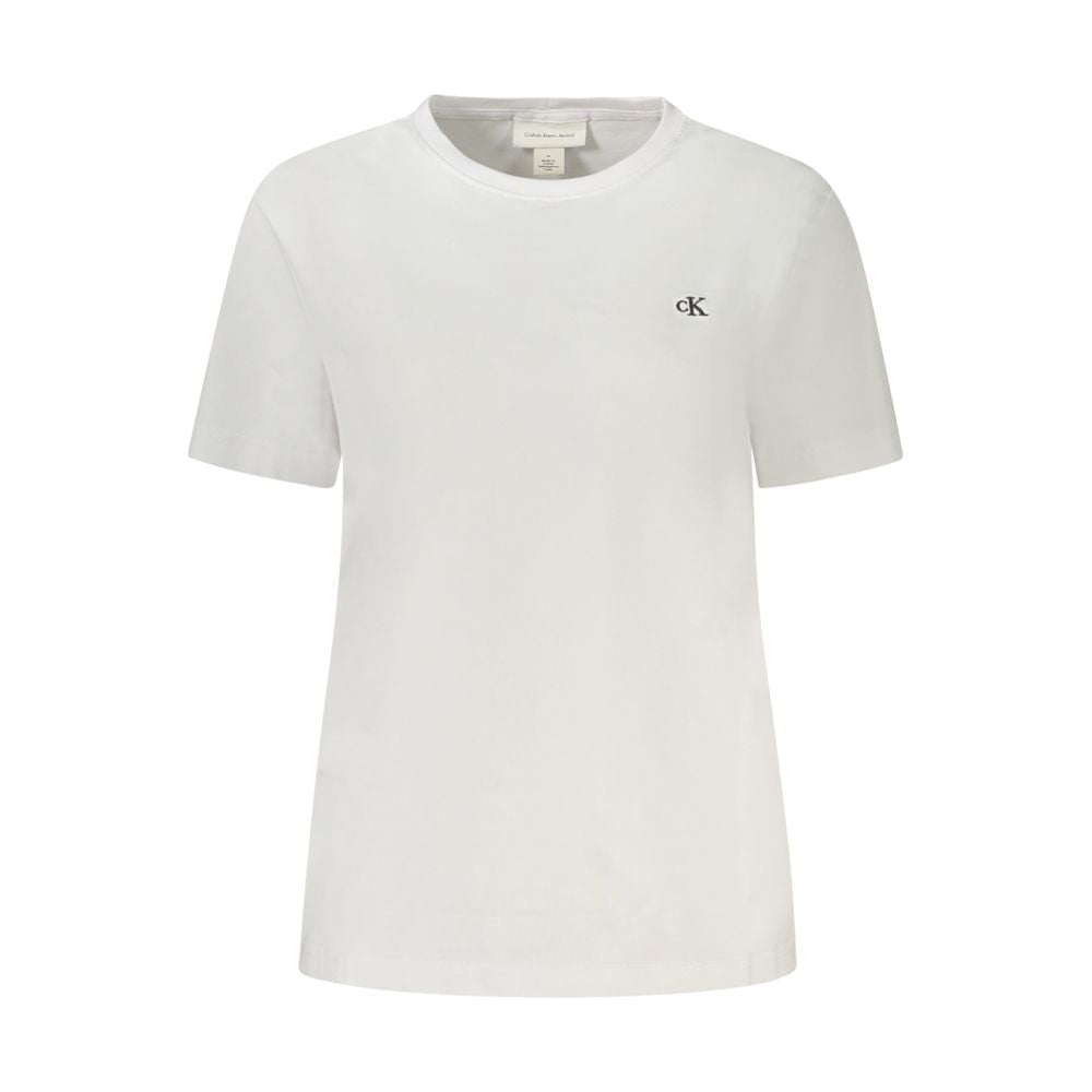Calvin Klein Weiße Baumwoll-Oberteile &amp