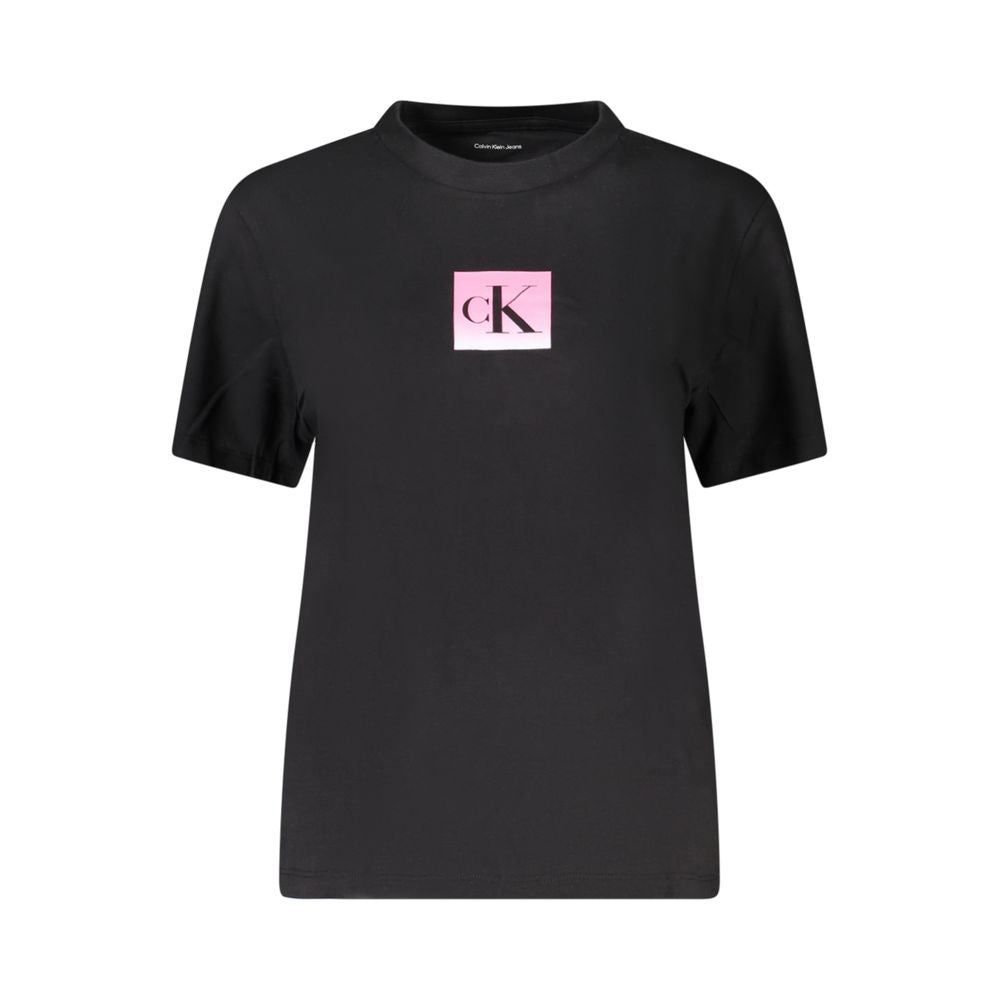 Calvin Klein Schwarze Baumwoll-Oberteile &amp