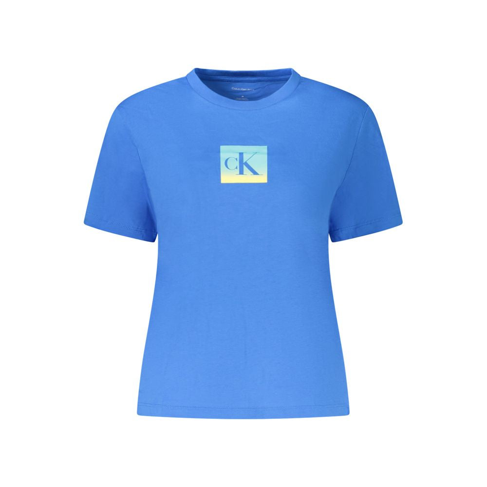 Calvin Klein Blaue Baumwoll-Oberteile &amp