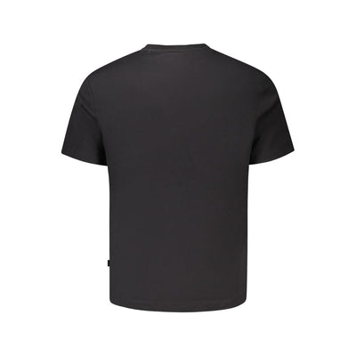 Guess Jeans Schwarzes T-Shirt aus Baumwolle