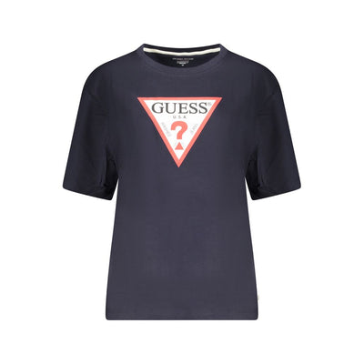 Guess Jeans Blaue Baumwoll-Oberteile &amp