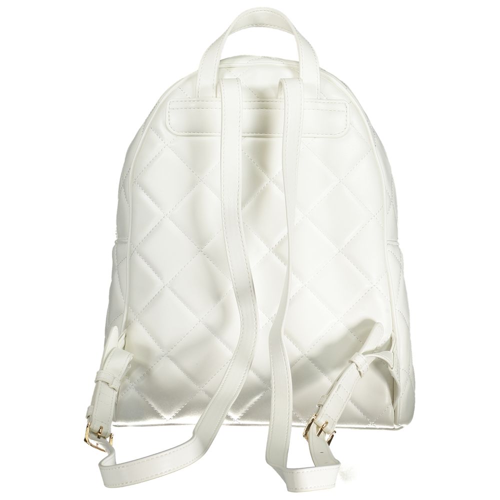 Mario Valentino Weißer Polyethylen-Rucksack
